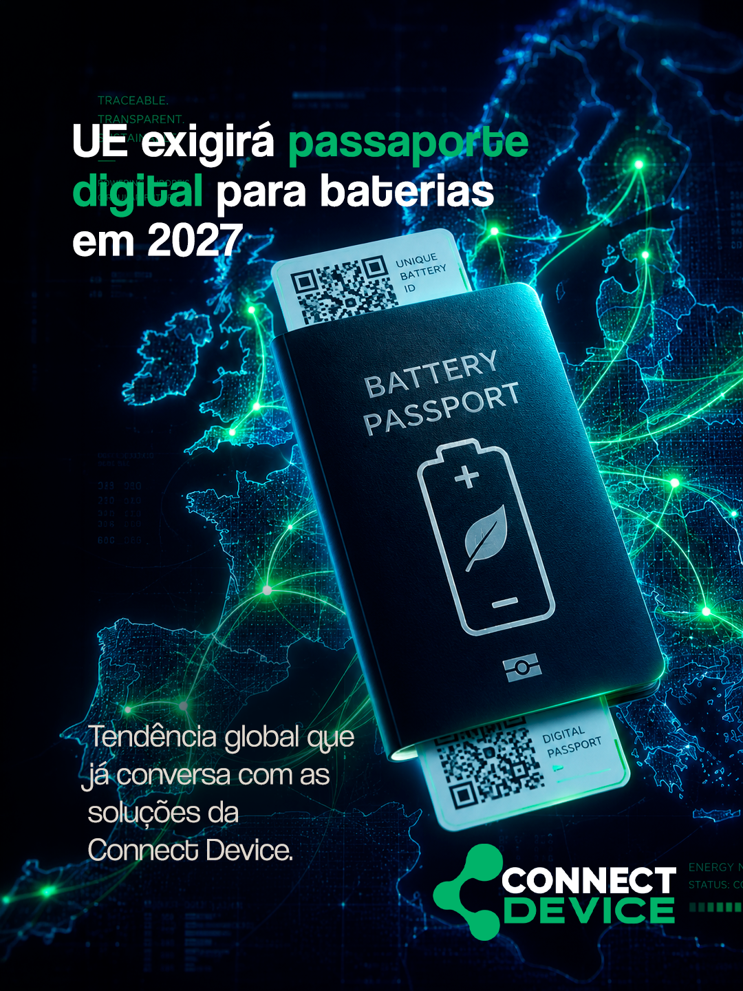 passaporte digital de baterias